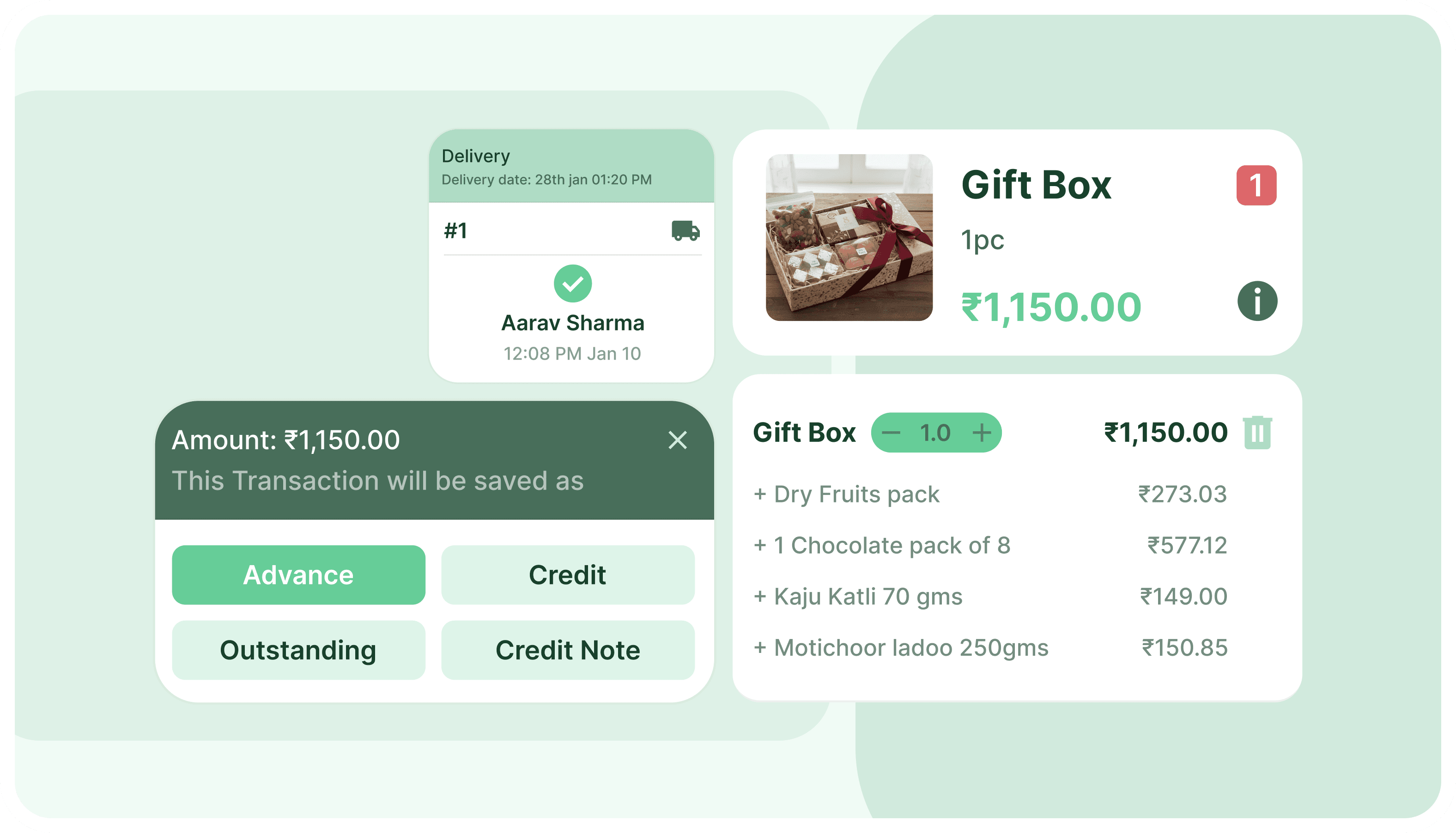 Gift Box & Festival Season Management with Sweet Shop POS Software