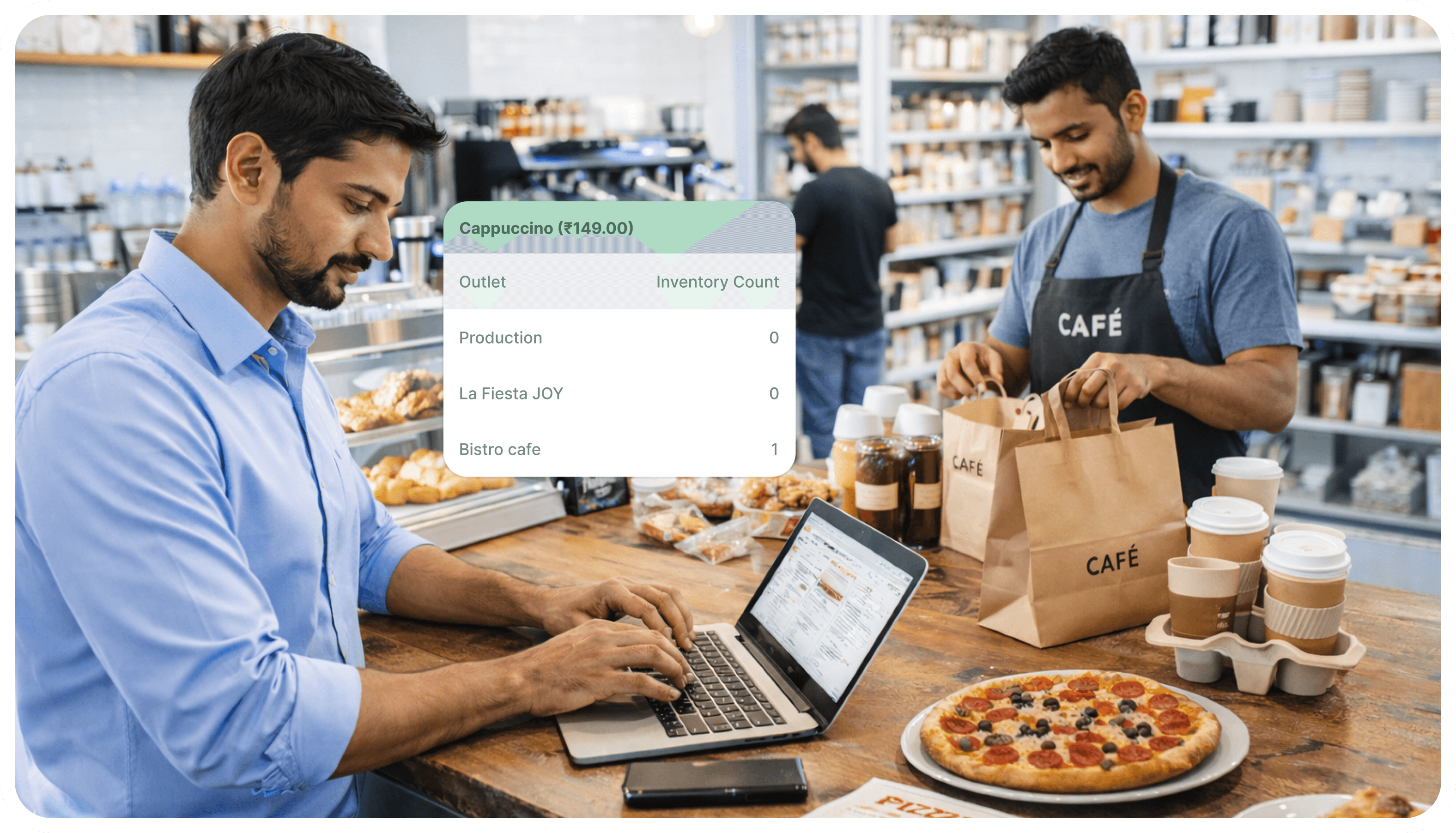 Multi-Location Cafe Management System