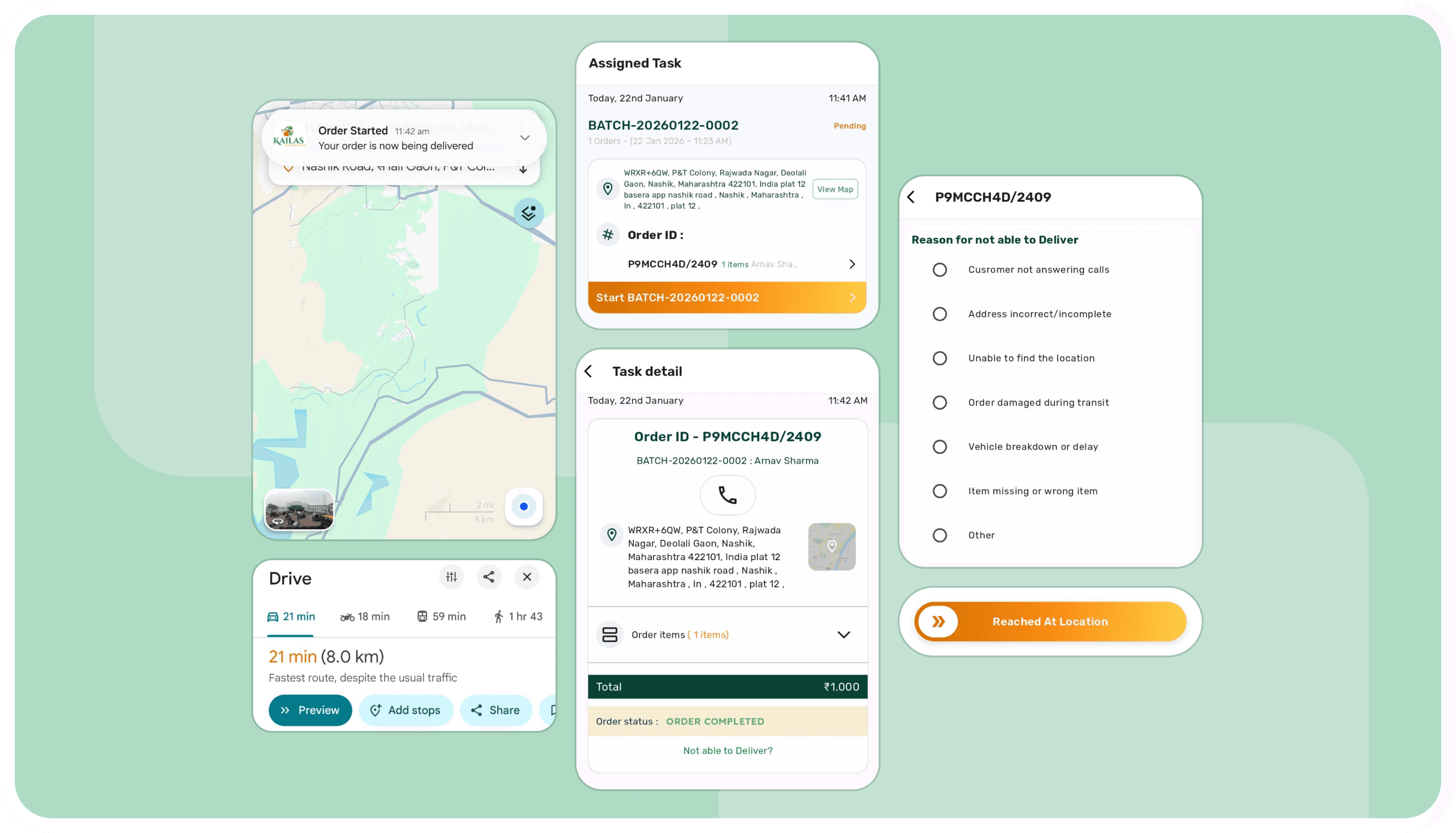 Delivery App for Your Delivery Team