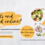Sell salad and meals subscription online